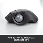 Logitech MX ERGO PLUS Advanced Wireless Trackball for PC and MAC - Black-Easy-Switch and FLOW-enabled for effortless multi-computer workflow. Pair up to 2 computers and easily switch between them, copy and paste text, images and files