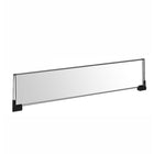 Azar Two-Sided Large Acrylic Sign Holder With Magnetic Boots, 36" x 8.5",  2 Pack (109918)-Sign Holder