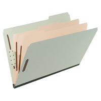 Pendaflex Classification Folder with 3" Expansion - Legal Size - Green-25pt. Type II pressboard folder