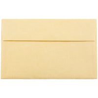 JAM Paper A10 Invitation Envelopes, 6 x 9.5, Parchment Antique Gold Yellow Recycled, 1000 Pack (12514B)-Antique gold
