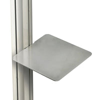 Azar Displays Shelf for Sky Tower Unit, Square (300276-SLV)-Shelf