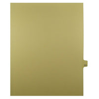 Mark Maker Legal Exhibit Index Tab Buff Single Tabs, 1/25th Cut, Letter Size, No Holes, Number 117, 25 Pack-Buff Single Tabs, 1/25th Cut