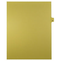 Mark Maker Legal Exhibit Index Tab Buff Single Tabs, 1/25th Cut, Letter Size, No Holes, Number 33, 25 Pack-Buff Single Tabs, 1/25th Cut