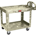 Rubbermaid, Heavy Duty Utility Cart - 4500-88, 2 Tiers, 17-1/8" x 38-1/4" x 39", 500 Lbs. Capacity-Capacity: 500 lbs.