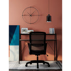 Can-Bramar Encora Writing Desk - Matte Black and Walnut-Dimensions: 44.8"W x 23.62"D x 35.43"H