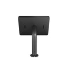 CTA Digital Paragon Curved Neck Enclosure for 10.2" iPad Gen 5 - 7, Air Gen 1 - 3, 9.7", 10.5" and 11" Pro - Black-Mounts to table, desk, or counter top with included hardware