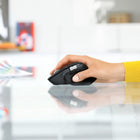 Logitech MX Master 3 Advanced Wireless Mouse - Black-Works on any surface even on glass with Darkfield 4000 DPI sensor
