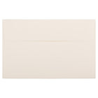 JAM Paper A10 Invitation Envelopes, 6 x 9.5, Strathmore Natural White Linen, 250 Pack (900789414H)-Natural white via linen recycled envelope