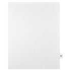 Mark Maker Legal Exhibit Index Tab White Single Tabs, 1/15th Cut, Letter Size, No Holes, Number 163, 25 Pack-White Single Tabs, 1/15th Cut