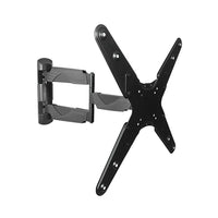 TygerClaw Slim Full-Motion Curved TV Wall Mount, 17" x 17" x 20", Black-Medium size Full-Motion wall mount