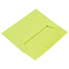JAM Paper 4bar A1 Envelopes, 3.63 x 5 1/8, Brite Hue Ultra Lime Green, 1000 Pack (155438B)-Opening: Booklet