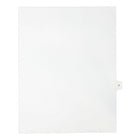 Mark Maker Legal Exhibit Index Tab White Single Tabs, 1/15th Cut, Letter Size, No Holes, Letter J, 25 Pack-White Single Tabs, 1/15th Cut