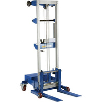 Vestil Winch-Operated Fork Lift Stacker, Counterbalance Design, 68" Raised Height (A-LIFT-CB)-Lifting Capacity: 500 lbs.