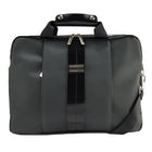 Vangoddy Laptop Shoulder Bag 15" - Grey/Black-Cushioned nylon material. Designed to bring all of your office essentials on the go