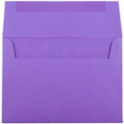 JAM Paper A7 Invitation Envelopes, 5.25 x 7.25, Brite Hue Violet Purple Recycled, 250 Pack (80278H)-Blank interior for personalized message