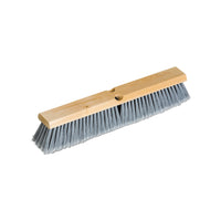 Vileda 18" Polystyrene Fill Broom Head, Brown/Grey-Pushbroom head
