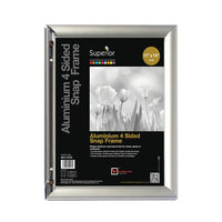 Seco Snap Frame - 11" x 14" - Silver-Poster Frame
