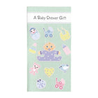 Rosedale 3-3/4" x 7-1/4" Money Holder Baby Shower Greeting Cards And Envelopes, 12 Pack (15499)-Printed on premium uncoated card stock