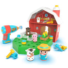 Educational Insights Design & Drill Bolt Buddies Barn - Multicolor-Built-in storage: All parts and pieces fit easily into the playset, secured by a folding floor, for easy storage and portability.