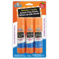 Elmer's 61667 Disappearing Purple Glue Stick 40G - 3 Pack-Regular Stick