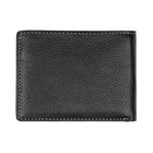 Roots Men's Slim Bifold Wallet with Top ID Wing - Black-2 ID Windows