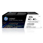 HP 410X (CF410XD) Black Original LaserJet Toner Cartridge, High Yield, 2/Pack-HP 410X toner cartridges work with: HP colour LaserJet Pro M377, M452, M477