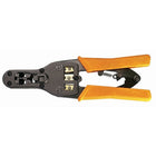 HVTools Crimping Tool for Modular Plug, 11" x 4" x 1", Black-HV Tools Crimping Tool Modular Plug 8P8C/RJ-45,6P6C/RJ-12,6P4C/RJ-11b Plugs w/Ratchet