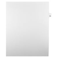 Mark Maker Legal Tabs - Letter Size - White - 1/25th cut - 25 tabs per package - 5 packages Pack - Number 106-White Single Tabs