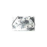 JAM Paper Plastic Business Card Case, Western Design Clear / Black, 100 Pack (03665726B)-Clear with black
