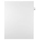 Mark Maker Legal Exhibit Index Tab White Single Tabs, 1/25th Cut, Letter Size, No Holes, Number 180, 25 Pack-White Single Tabs, 1/25th Cut