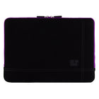 Vangoddy 15.6" Microsuede Laptop Sleeve - Purple-Back zippered compartment is great for holding accessories