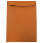 JAM Paper Open End Catalog Envelopes - 9" x 12" - Dark Orange - 50 Pack -Colour: Dark Orange
