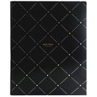 Hilroy West Village Pocket & Prong Portfolio - 11-5/8" H x 9-5/16" W - Black/White-3 fasteners to securly hold contents