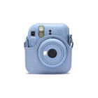 FujiFilm Instax Mini 12 Instant Camera Case - Pastel Blue-Featuring embossed Instax logo