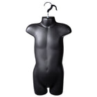 Eddie's Child Hanging Forms - Hard Plastic - Black - 3 Pack (155745-3)-Half body form