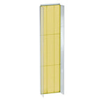 Azar Displays Pegboard Powerwing Display, 14" x 60", Yellow (700354-YEL)-Made from pegboard