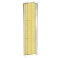 Azar Displays Pegboard Powerwing Display, 14" x 60", Yellow (700354-YEL)-Made from pegboard