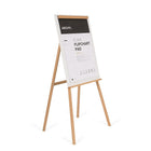 Archyi - Chevalet Angolo blanc à 4 pattes, 35 x 72 po-Surfaces faciles à échanger et porte-tablette ajustable