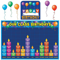 Teacher Created Resources Bulletin Board Display Set, Birthday Graph (TCR5335)-Dimensions: 36" x 24" assembled base