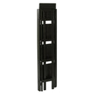 Winsome 4-Tier Folding Shelf, Narrow, Black-Bookshelf folds up for easy moving and storage
