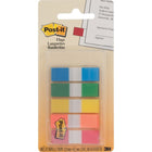Post-it Flags, 0.47'' x 1.7'', Assorted Colours, 5 Pack-Assorted colours for easy colour-coding