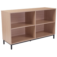 Flash Furniture Dudley Oak Wood Grain Finish Bookshelf-Contemporary Style
