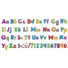 TREND Friendly Combo Ready Letters, 4", Patchwork-Use in classrooms, shops, offices, meeting spaces