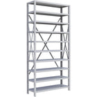 Metalware RK231 Boltless Shelving Unit, 10-Shelves, 36" x 18" x 76", Light Grey-Adjustable shelving system that provides high strength, yet economical storage capacity for your needs