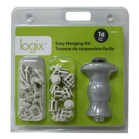 Logix 16-Piece Picture Hook, 50g, 4 Pack (99560)-Easy Hanging Kit