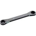 Gray Tools 7mm X 8mm 6 Point, Flat Ratcheting Box Wrench, Mirror Chrome Finish-Size: 7 X 8mm