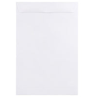 JAM Paper 10 x 15 Open End Envelopes, White, 50 Pack (1623200g)-Colour: White