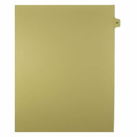 Mark Maker Legal Exhibit Index Tab Buff Single Tabs, 1/15th Cut, Letter Size, No Holes, Number 47, 25 Pack-Buff Single Tabs, 1/15th Cut