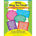 eBook: Carson Dellosa 104228-EB Write What You Think! - Grade 3 - 8-You will receive two emails: one confirming your entire order, and one with a "Download Software" buttonYou can download immediately or return to your email to download later
