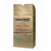 Coastwide Professional Lawn and Leaf Bag - 16" L x 12" W - 10 Pack-30 Gallon